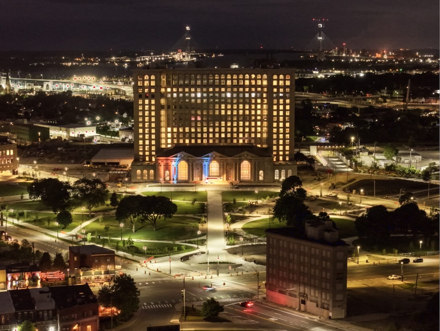 Michigan central station shines in its beaux arts revival